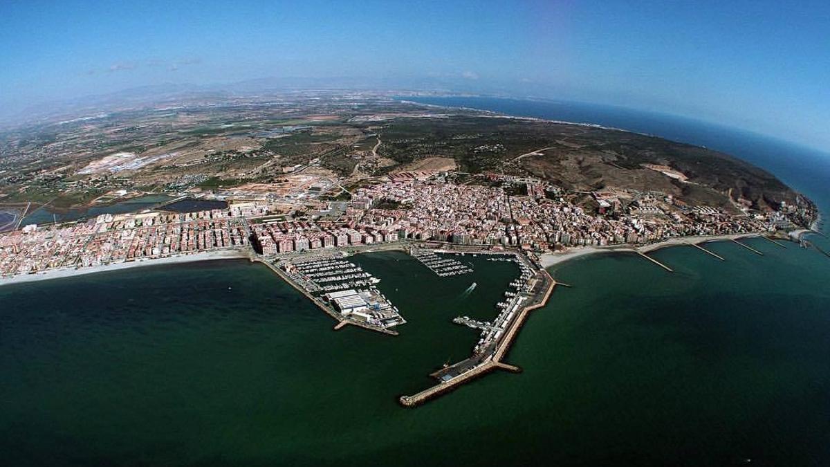 Vista cenital de Santa Pola