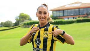 María Díaz Cirauqui, futbolista: "Al principi sobta, però aquí hi estic molt bé i m’hi sento còmoda i estimada"