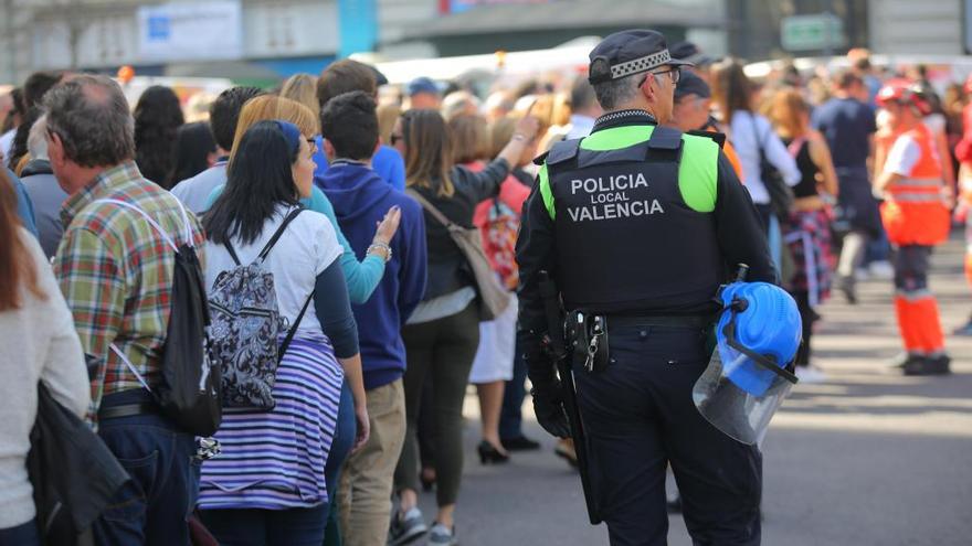 La Policía Local aumenta las detenciones y detecta menos intoxicaciones etílicas en Fallas