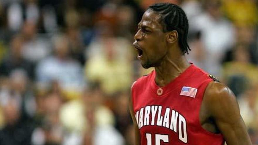 James Gist, durante un encuentro con la Universidad de Maryland.