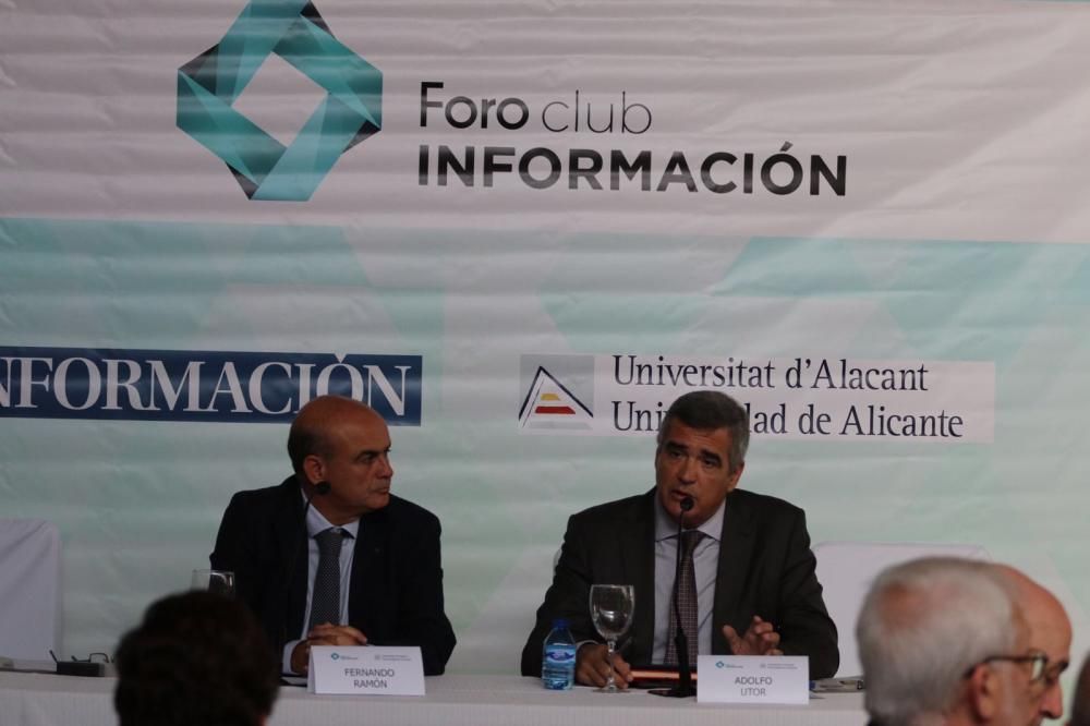 El presidente de la naviera Balearia ha sido hoy el ponente del Foro Club INFORMACIÓN-Universidad de Alicante.