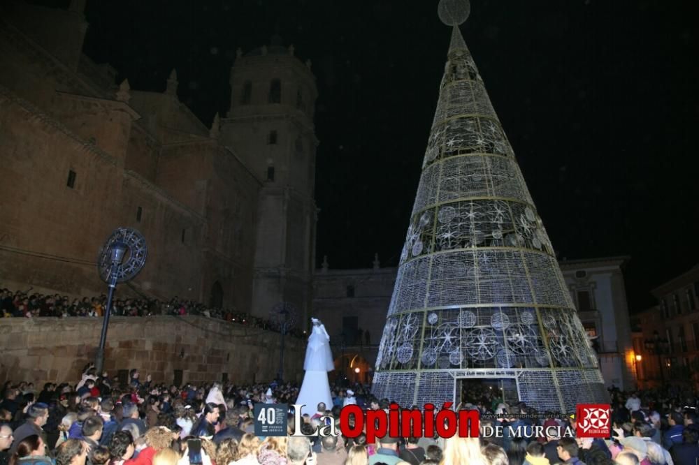 Encendido de luces de Navidad en Lorca