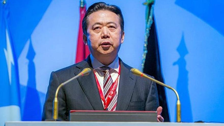 Meng Hongwei desapareció el día 29.