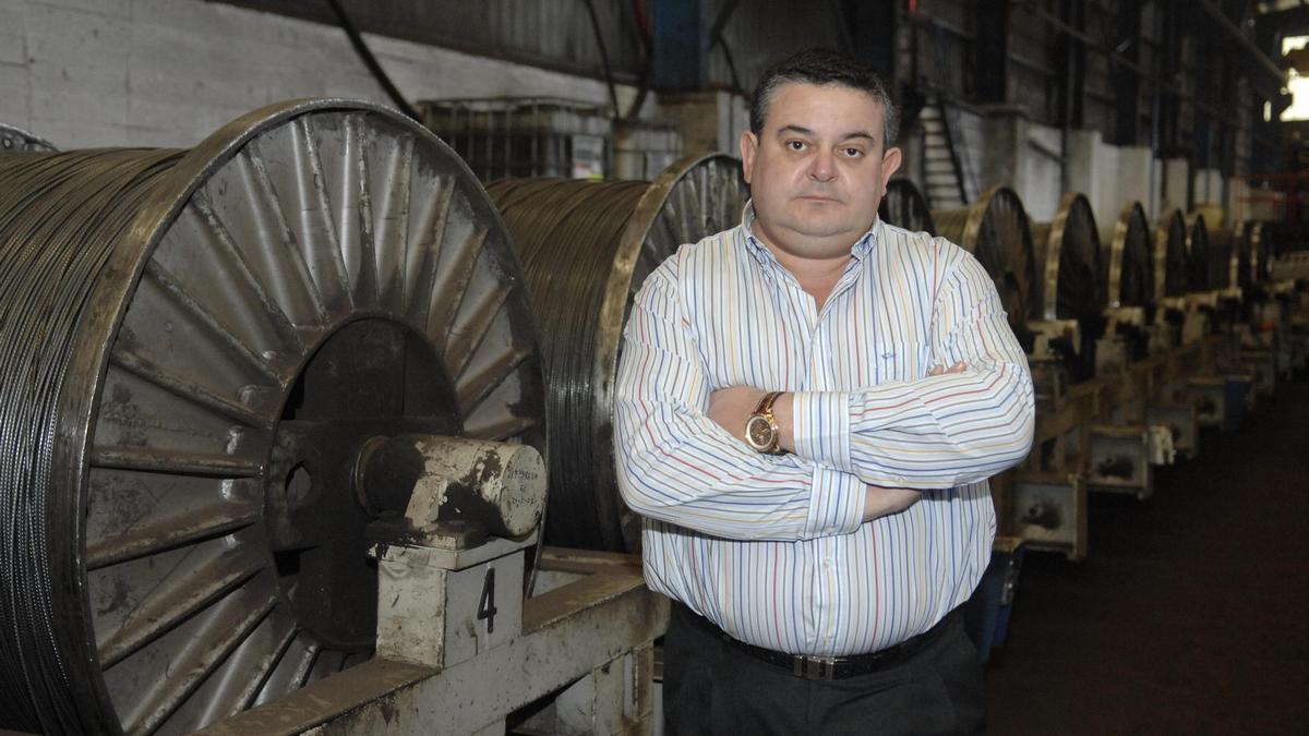 Manuel Añón, presidente de Hierros Añón, en una imagen de archivo.