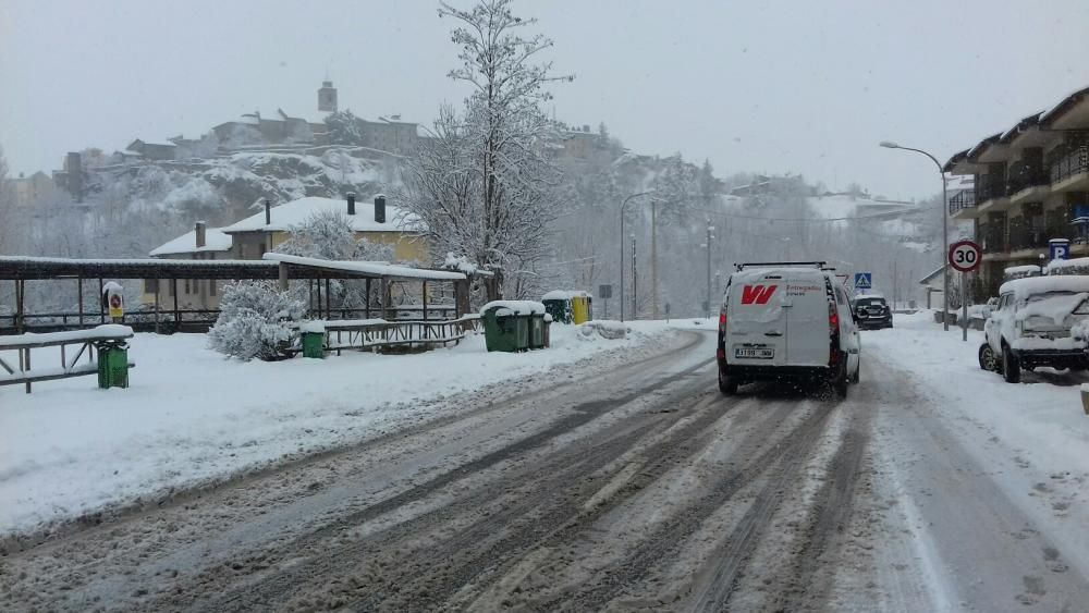 Nevada a la Cerdanya el 28 de gener