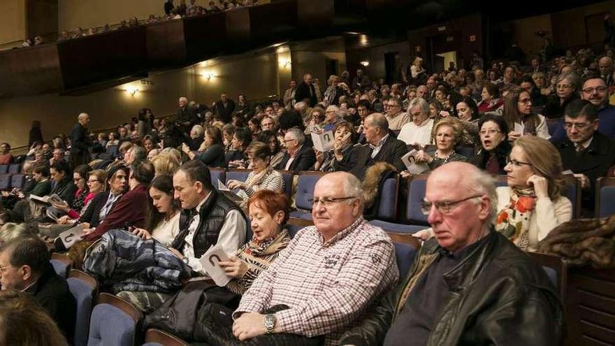 Los asistentes al concierto de ayer por la tarde en el Auditorio de Oviedo.