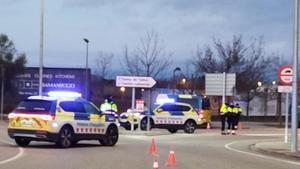 un control de los Mossos