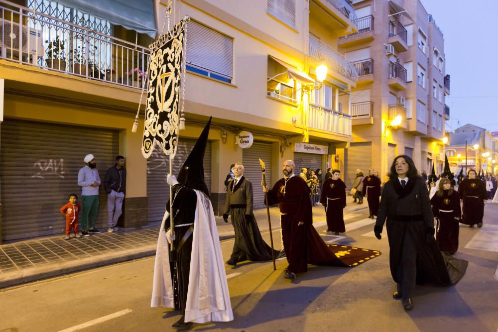 Procesión del sábado de Pasión en el Grao