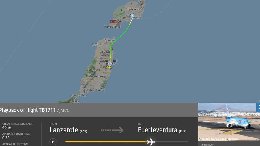 De Lanzarote a Fuerteventura en 11 minutos: ¿El vuelo más corto de Canarias?  - La Provincia