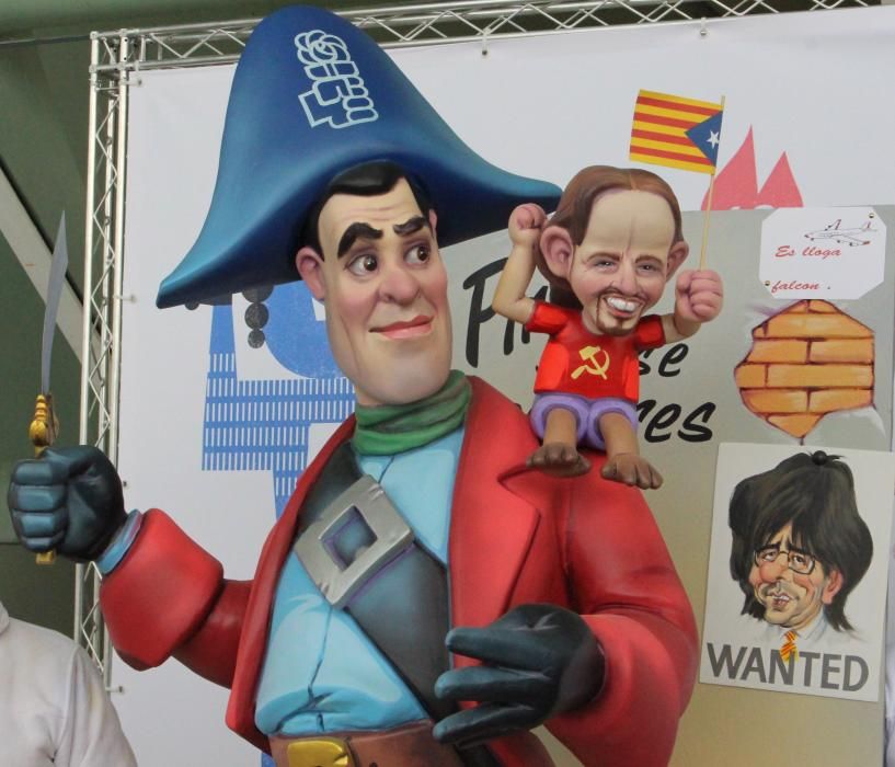 Primera jornada de entrega de Ninots en las Fallas 2019