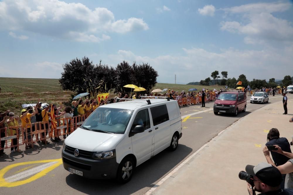 Forn, Rull i Turull arriben a la presó de Lledoners