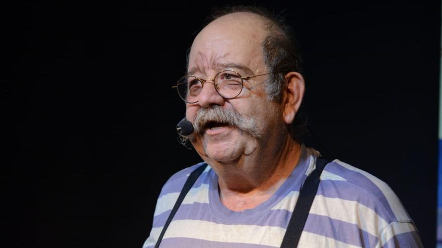 Ángel Jodra, en una de sus actuaciones de teatro.