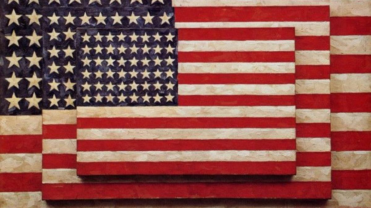 Obre 'Three flags' de Jaspers Johns (1958)