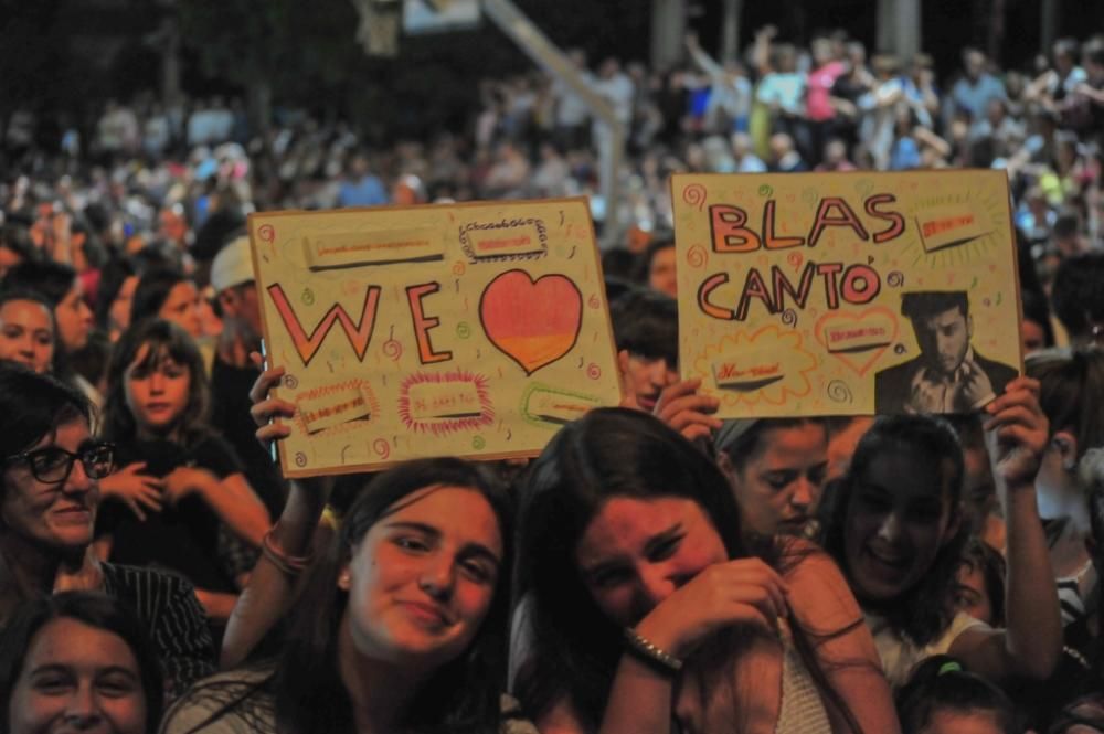 Blas Cantó conquista al público de Vilagarcía