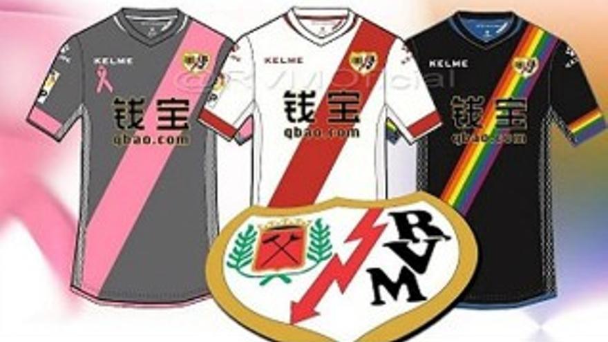 El Rayo Vallecano presenta su equipación más comprometida con las causas sociales