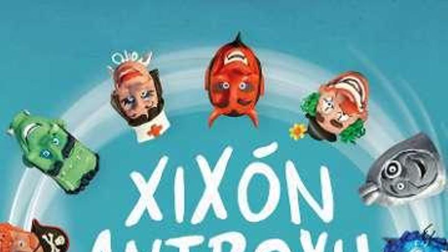 Cartel ganador del Antroxu de Gijón.