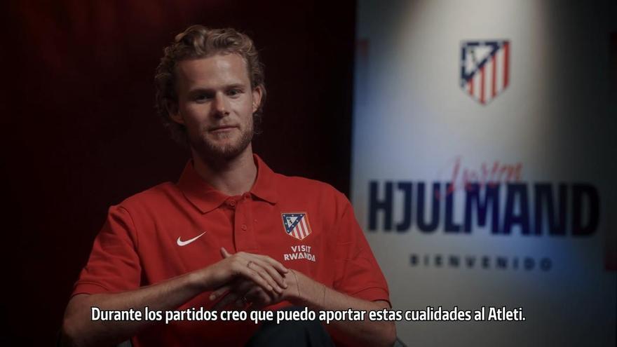 Hjulmand habla tras su fichaje con el Atlético de Madrid