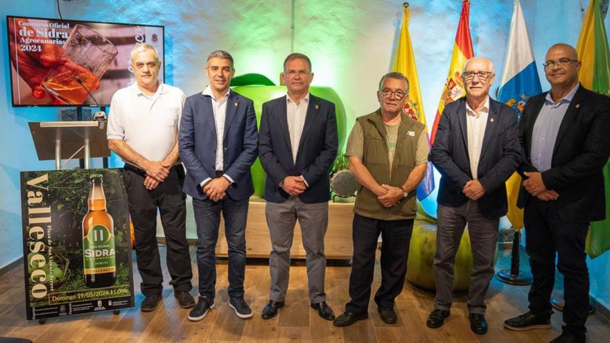 Valleseco acoge a sidreros de todas las islas en el I Concurso Oficial Agrocanarias