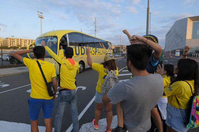 Despedida de la UD del Estadio de Gran Canaria antes de concentrarse