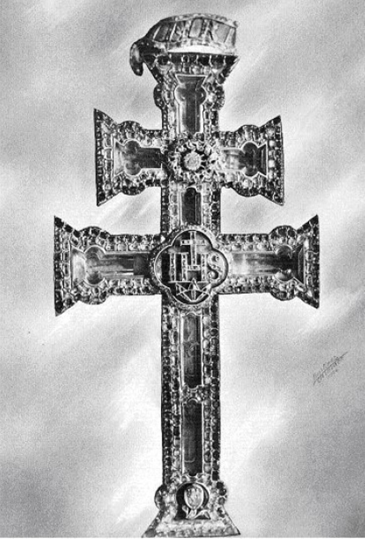 Imagen original de la Vera Cruz de Caravaca