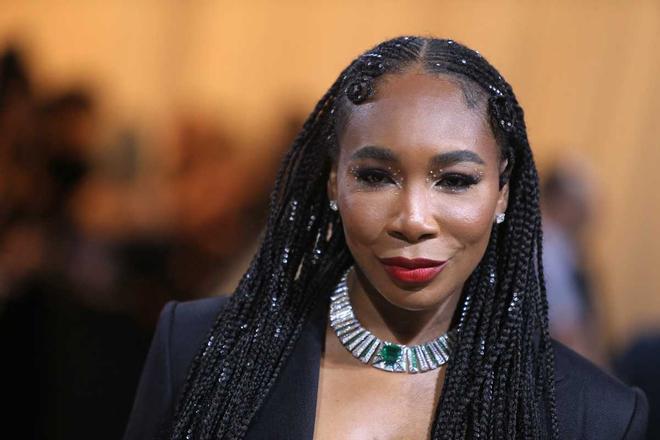 El maquillaje de ojos con strass de Venus Williams en la Gala Met 2022