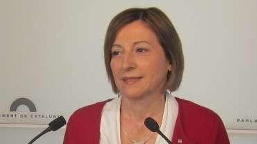 Carme Forcadell. // Europa Press