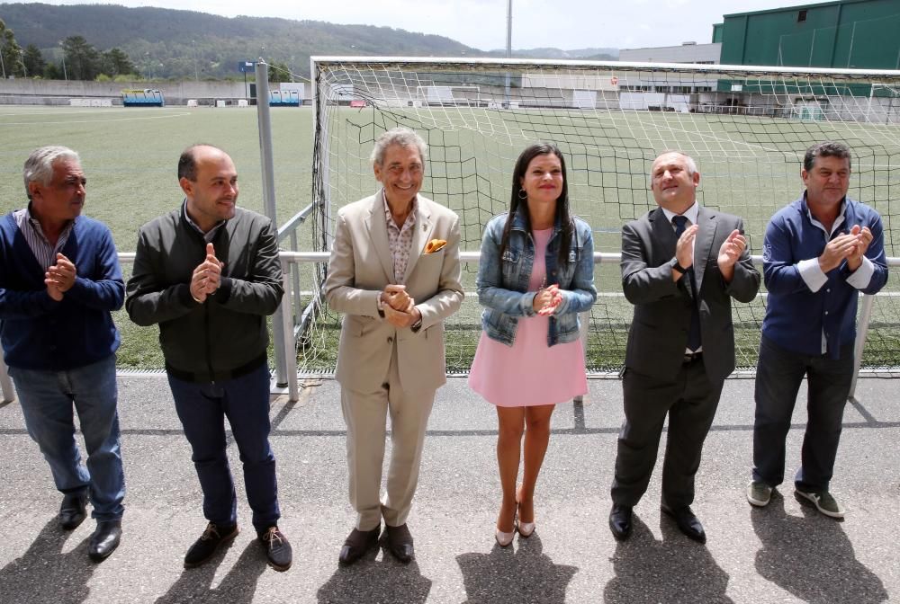 Mouriño visita el campus del Celta en Mos