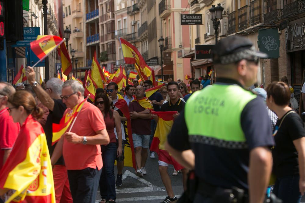 Clamor en Alicante por la unidad de España