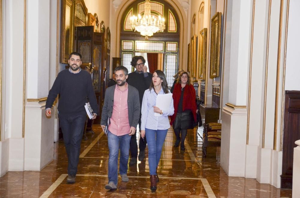 Pleno en el Ayuntamiento de A Coruña (12/12/16)