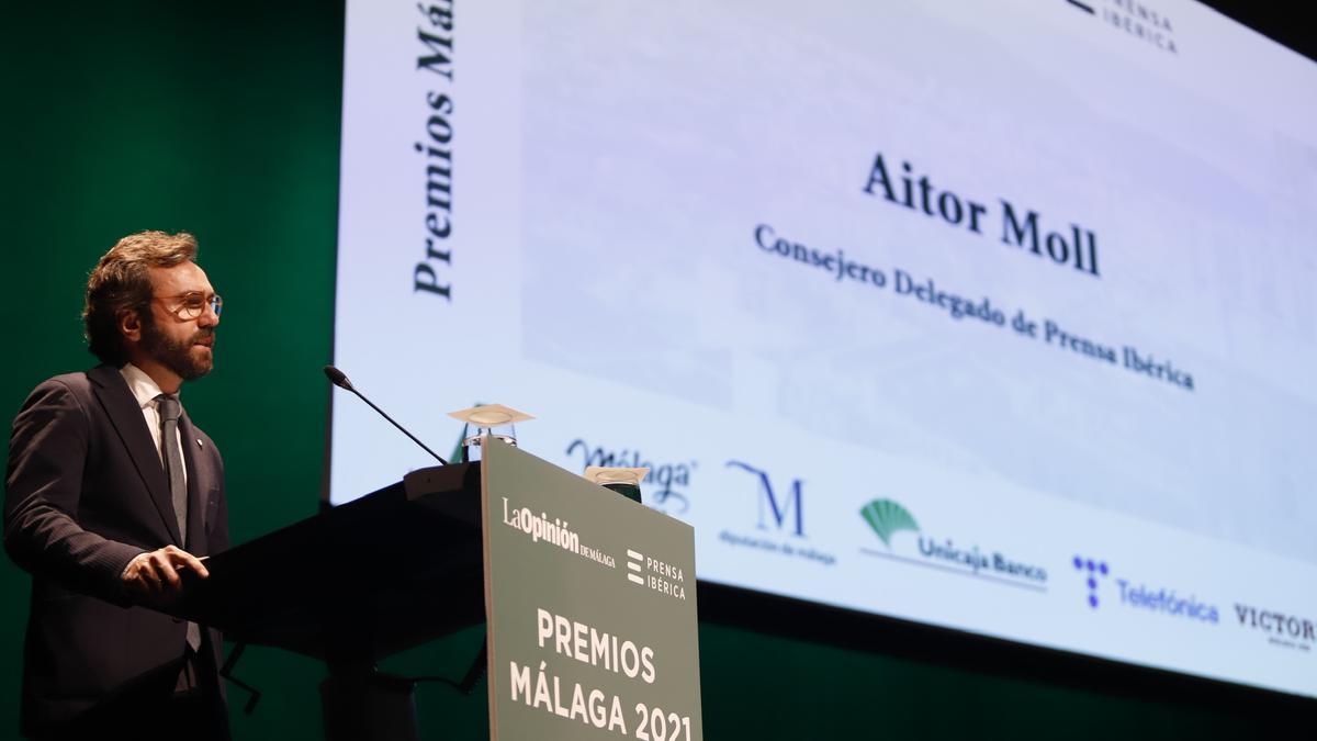 Gala de entrega de los Premios Málaga 2021 de La Opinión