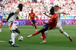 En directo: gol de España, gol de Dani Olmo para abrir el marcador ante Alemania