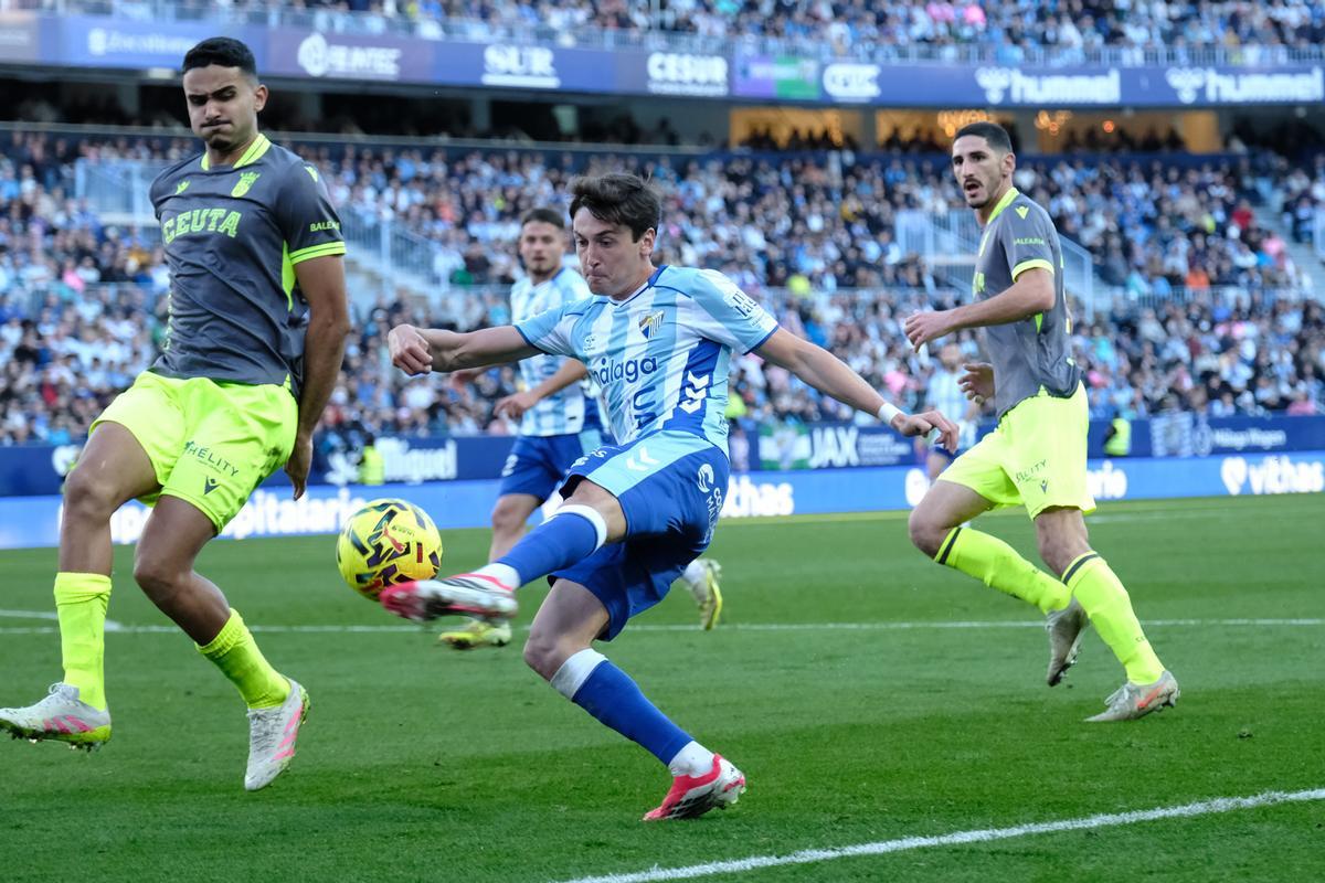 LaLiga Hypermotion | Málaga CF - AD Ceuta, en imágenes