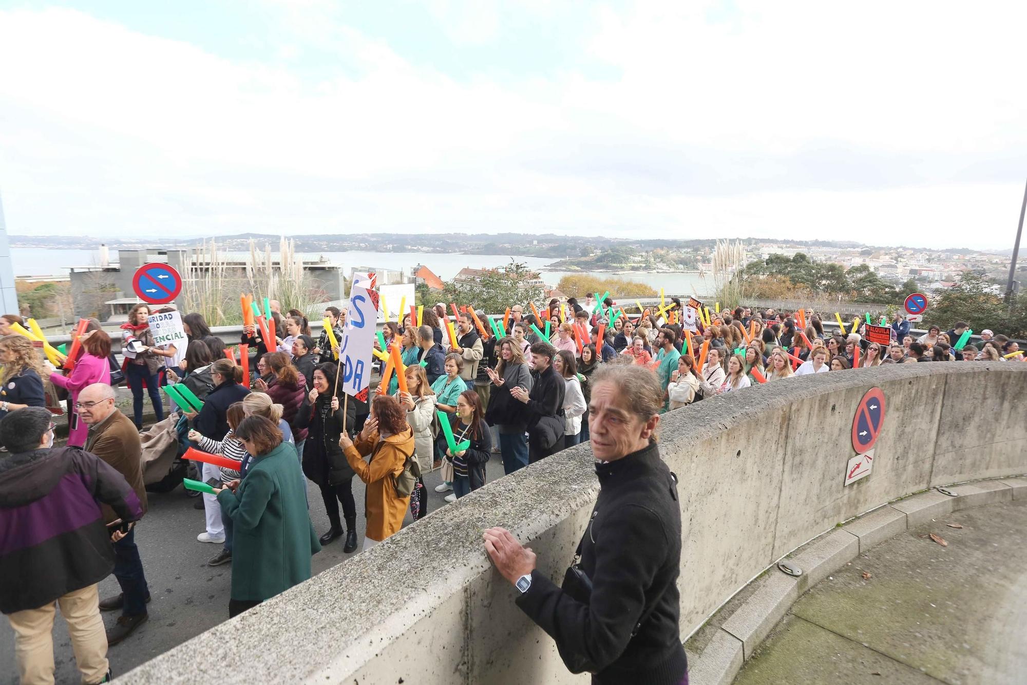 Enfermeras vuelven a manifestarse este jueves ante ocho hospitales de Galicia para reclamar mejores condiciones laborales