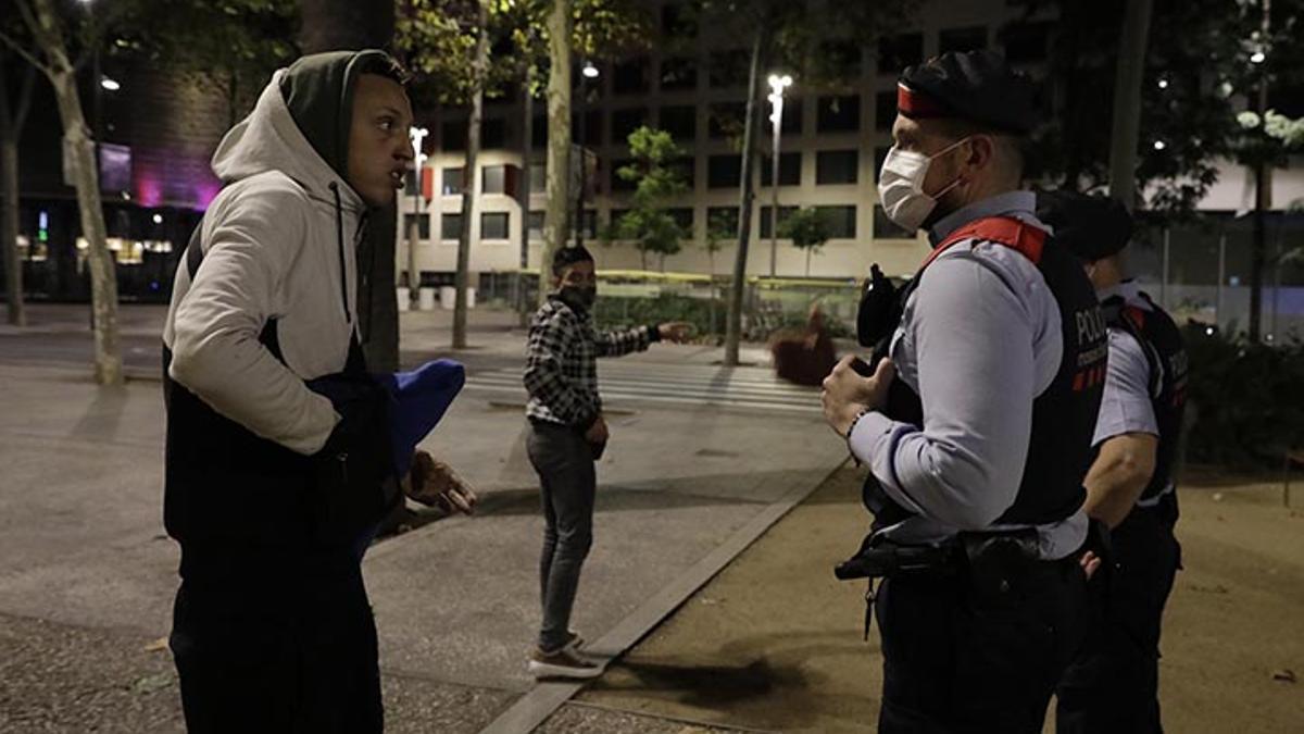 Toque de queda en Barcelona