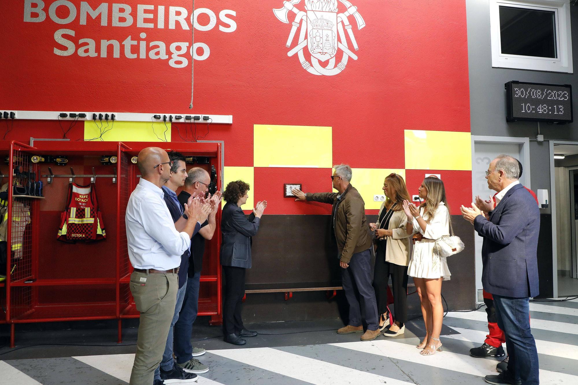 La capital gallega rinde homenaje al bombero Jorge Corbacho en el primer aniversario de su muerte en acto de servicio