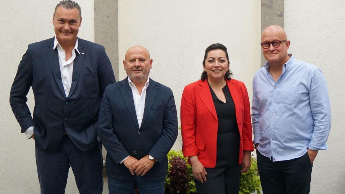 Xurxo Torres, Carlos Prado, Gabriela Amador y Óscar Kaufmann.   | // FDV