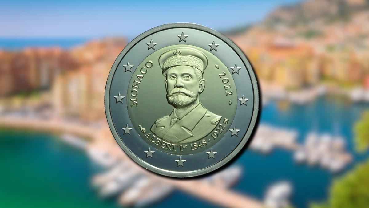 Moneda de 2 euros de Mónaco de 2022