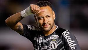 Neymar Jr., el último domingo en  la Vila Belmiro