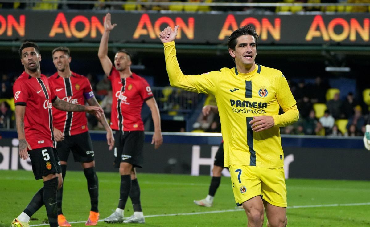 Gerard, ante el Mallorca.