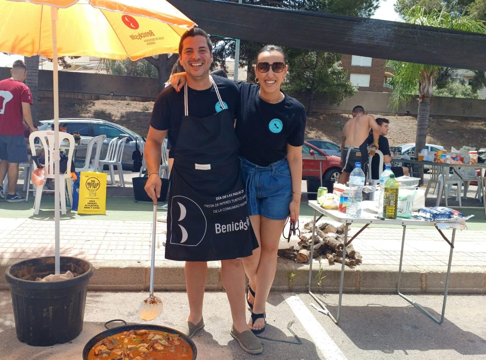Las imágenes del primer concurso de paellas entre peñas de Benicàssim