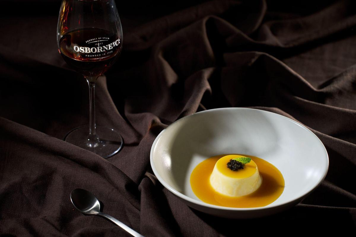 Pannacotta de melón y albaricoque