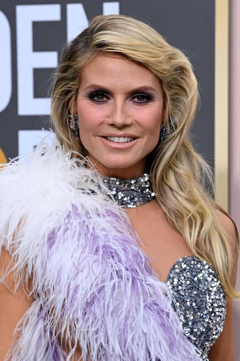 Heidi Klum en los Globos de Oro
