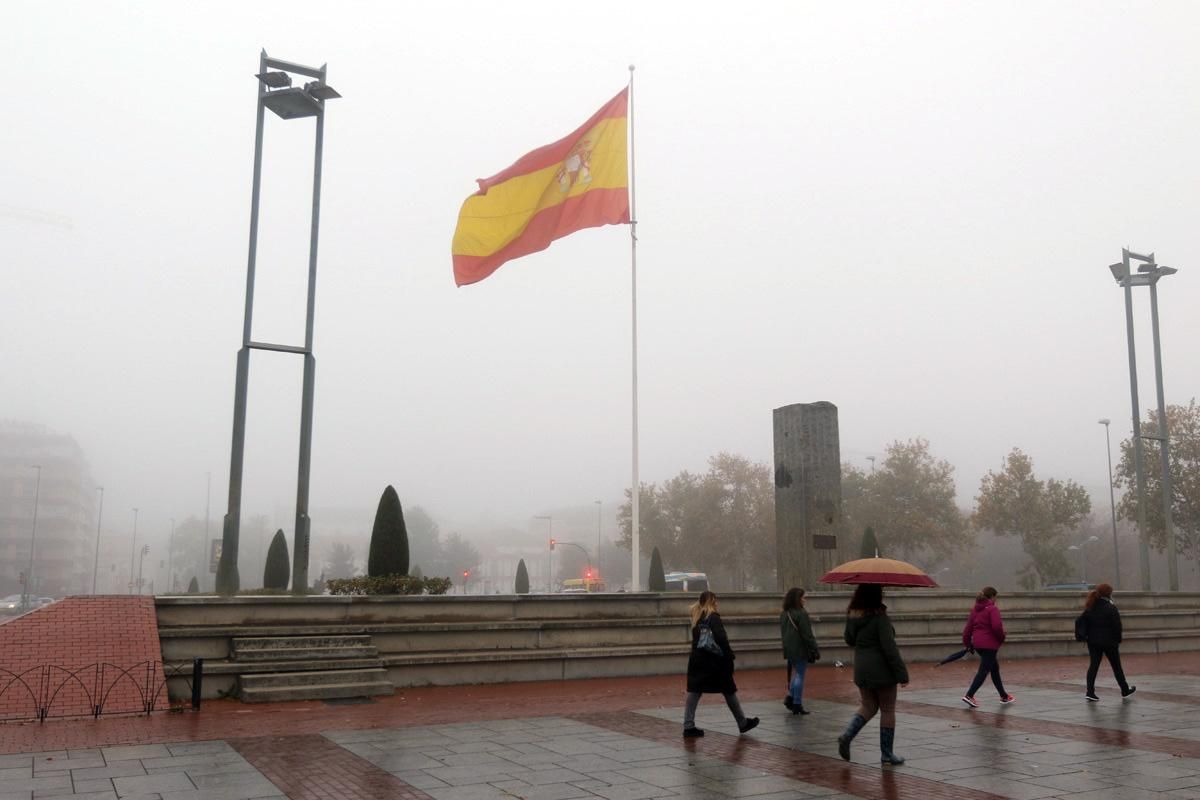 La niebla reina en Córdoba