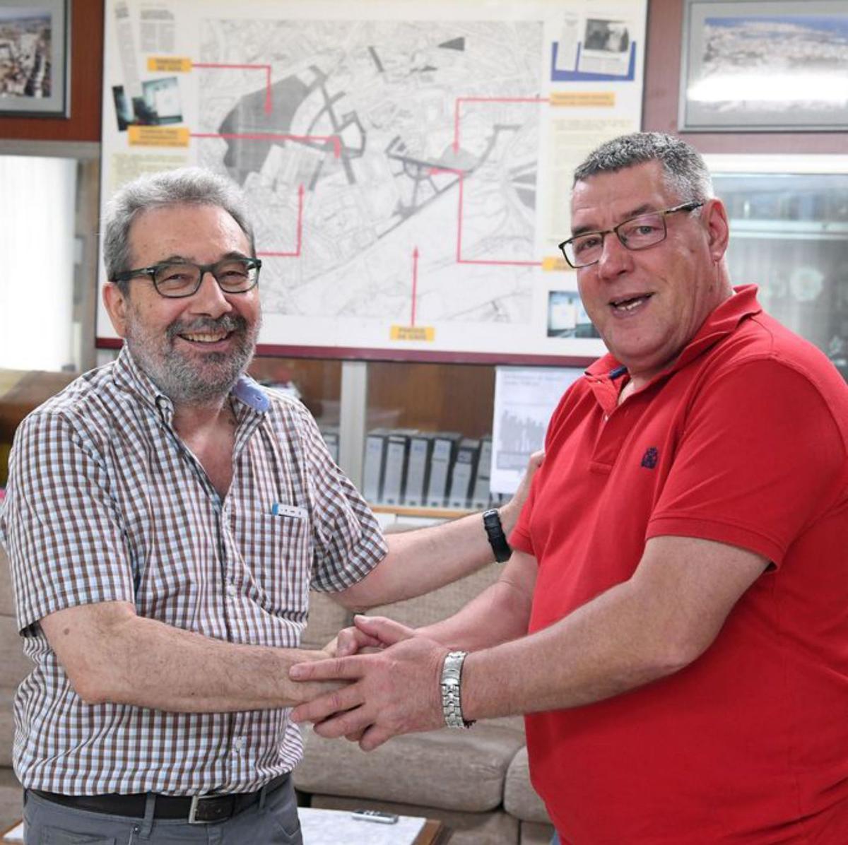 Domingo Verdini e Ramiro Otero. | V. Echave