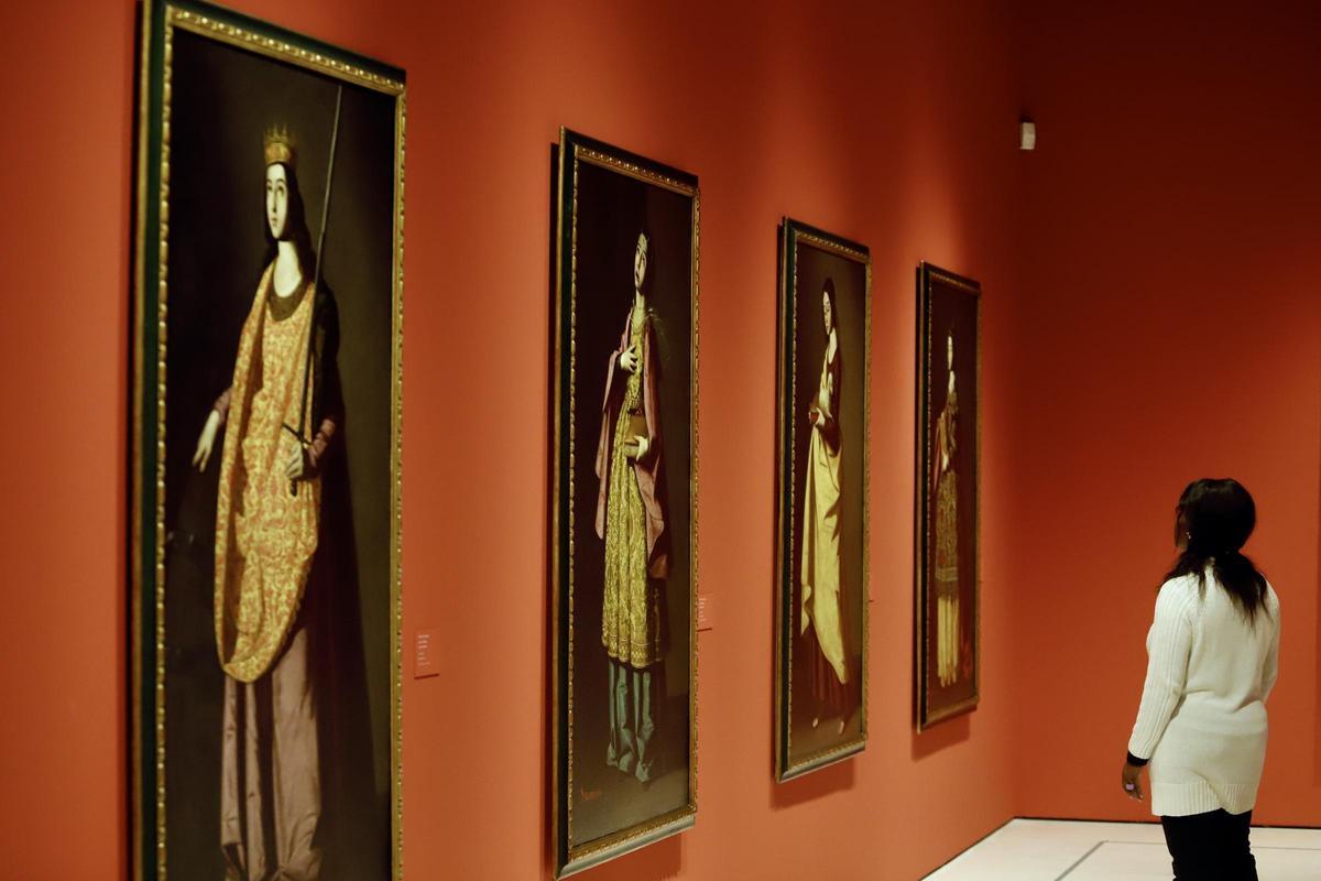 Cuadros de Zurbarán procedentes del Museo Thyseen de Málaga.