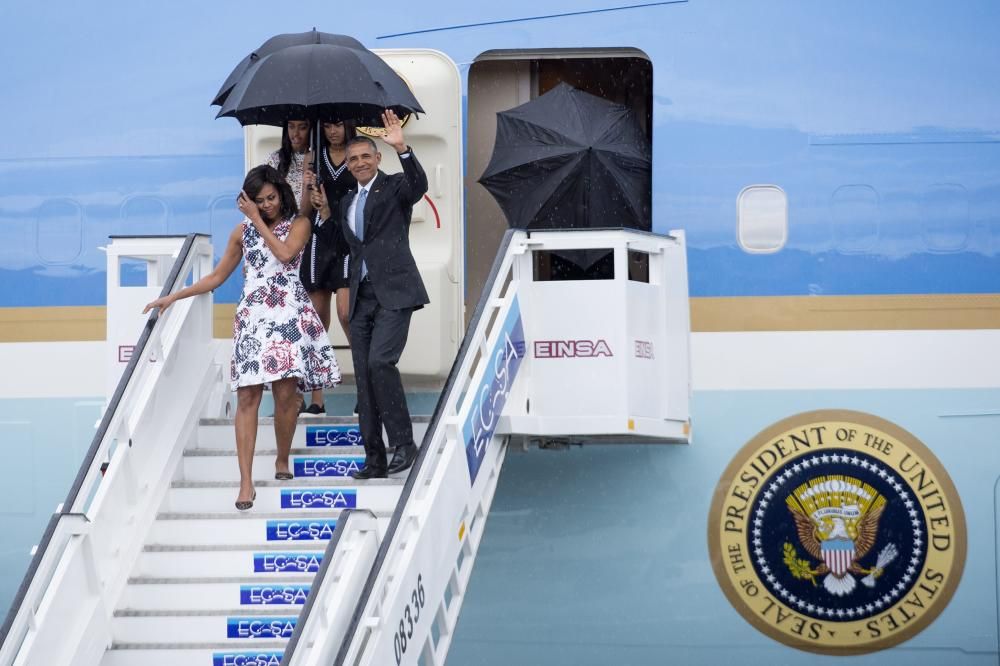 Barack Obama llega a Cuba para una vista histórica