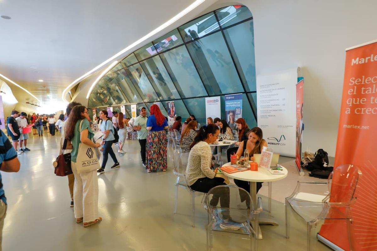 Imagen del interior del Pabellón Puente, donde se ha celebrado la feria.
