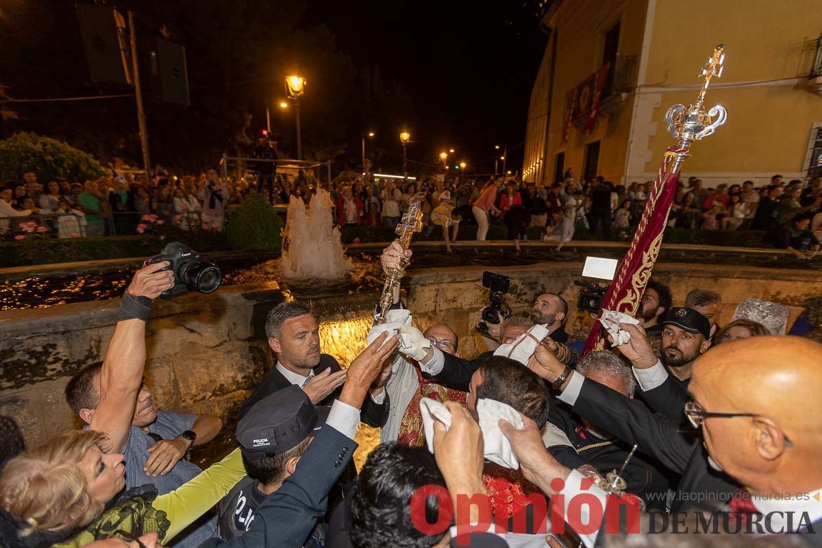 Procesión del Baño y parlamento en las Fiestas de Caravaca