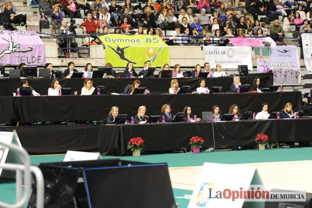 El Campeonato de España arranca en el Palacio de los Deportes con el Rítmica Pozuelo, Ruth Ritmo, Calpe, Praxis y Mabel como líderes