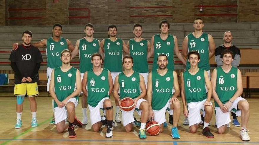 Plantilla del Vgo Basket para la actual temporada. // José Lores